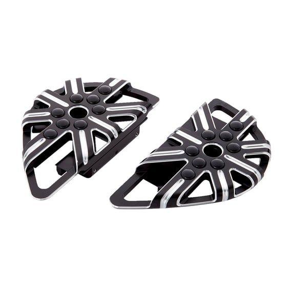 10-gauge mini rider floorboards. CC Black