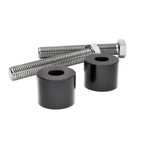 1 inch (25.4mm) riser extension kit. Black