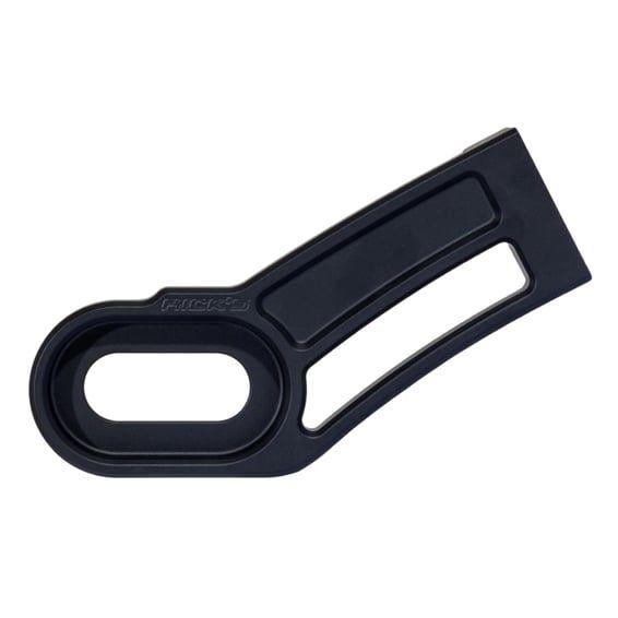 side mount license plate bracket. Black