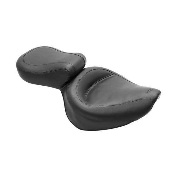 wide touring vintage seat plain black