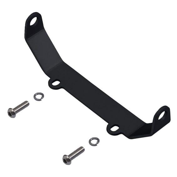 turn signal relocation bracket, front. Black