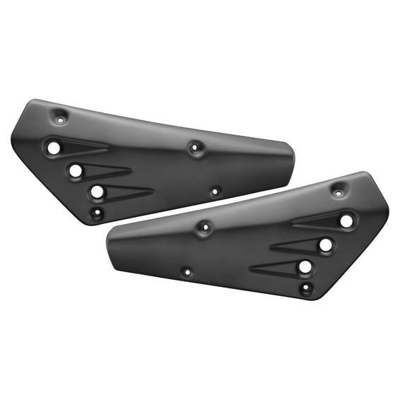 rear side covers. Black