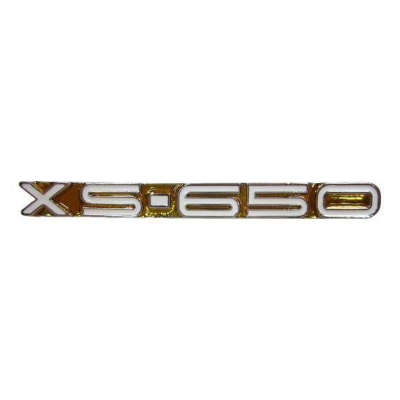 Yamaha side cover emblem, yellow