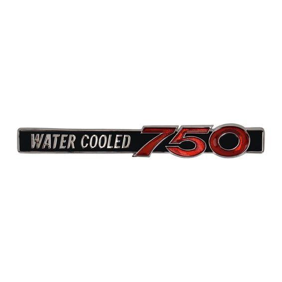 Side cover 'Water Cooled' emblem for Suzuki