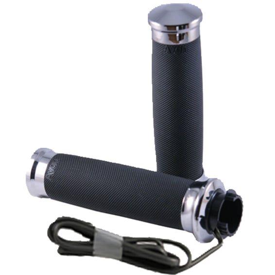 Avon MT Custom Contour heated grips, chrome