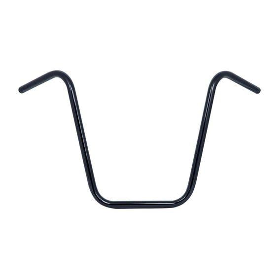 Apehanger handlebar, 18" rise, 1" black