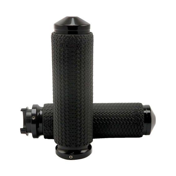 Avon MT Memory Foam grips black anodized large