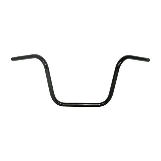 Apehanger handlebar, 12" rise, 1" black