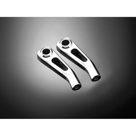 Tech Glide risers for 1" (25,4mm) bars. 6" rise. Chrome