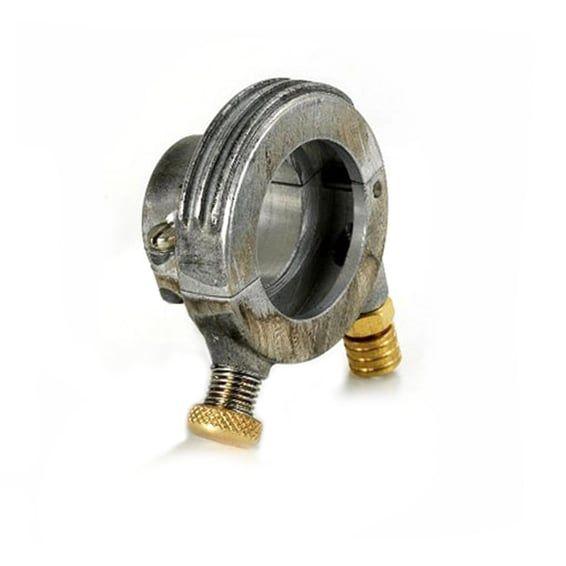 K-Tech DeLuxe external throttle housing. Raw aluminum