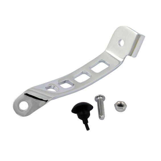 Kick stand extension tab kit. Chrome