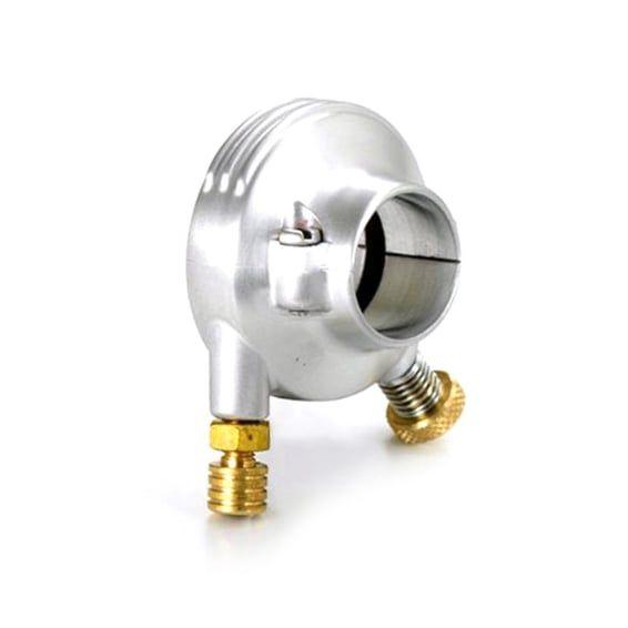 K-Tech DeLuxe external throttle housing. Satin aluminum