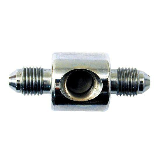 universal brake switch fitting. 3/8-24. Chrome