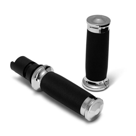 Contour Renthal wrapped grips. Chrome