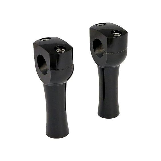 Dighton 4" domed risers. Black